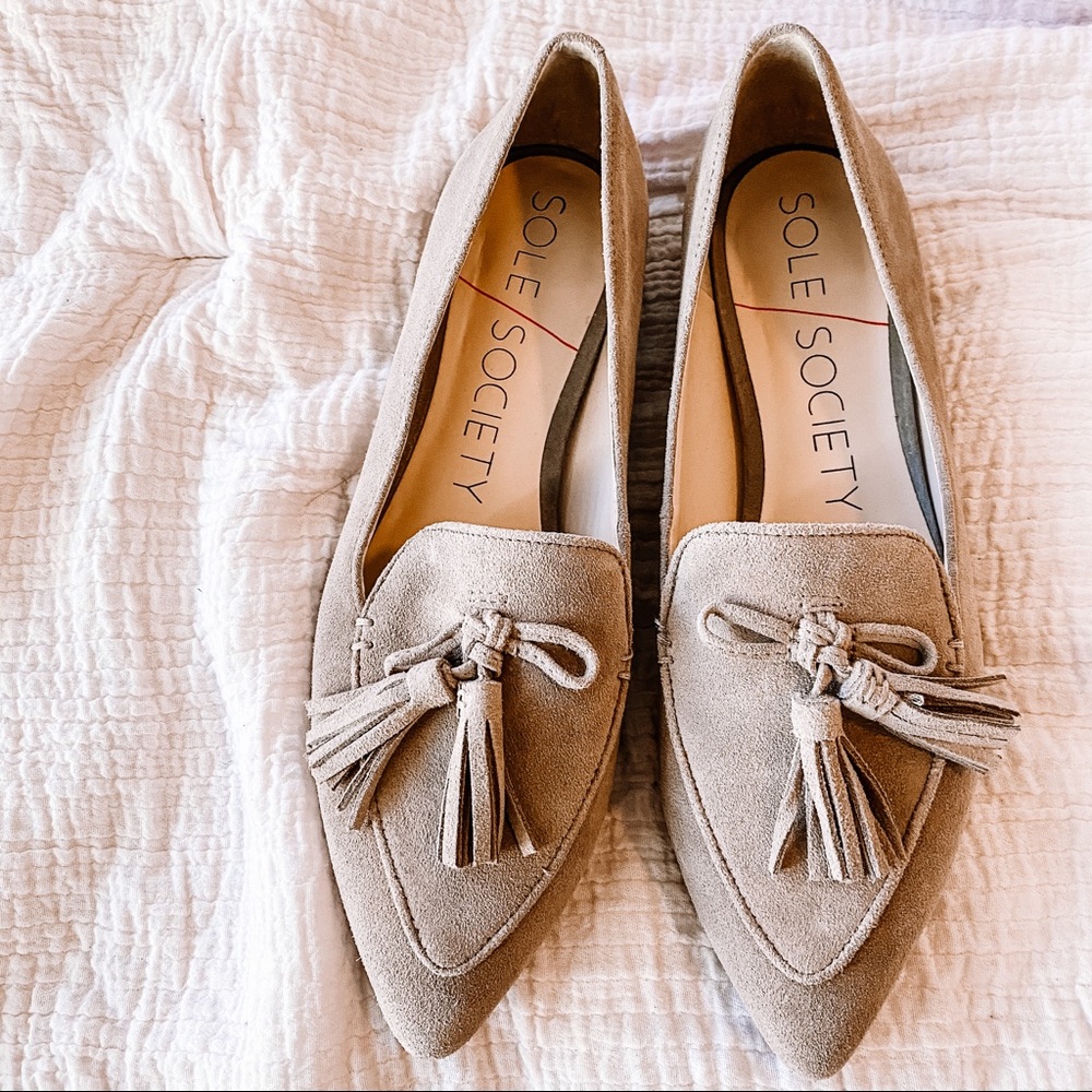 Sole Society tassel flats
